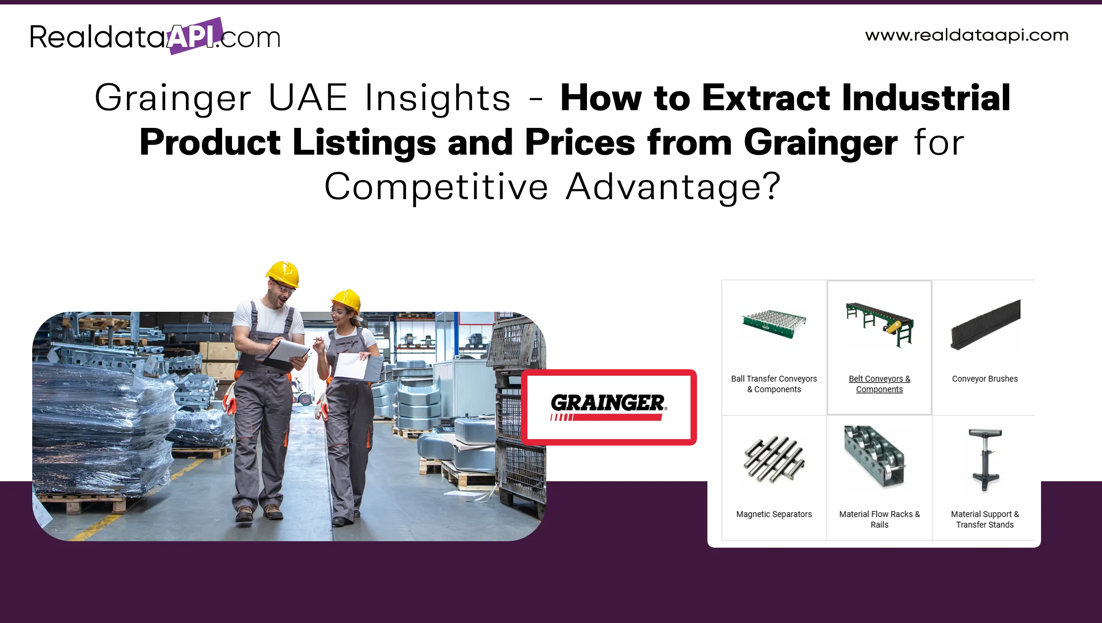 Grainger UAE Insights - How to Extract Industrial Product Listings and Prices from Grainger for Competitive Advantage?